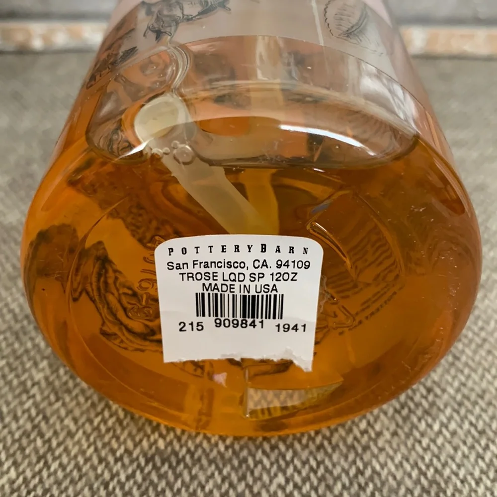 POTTERYBARN Tea Rose Hand + Body Wash 12oz. (Rare, Discontinued) NWT